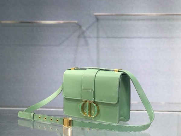 Dior M9204 Dior 30 Montaigne Box Bag Green Box Calfskin - Voguebags