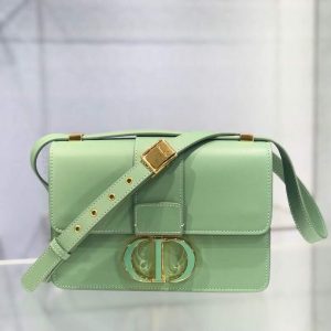 Dior M9204 Dior 30 Montaigne Box Bag Green Box Calfskin - Voguebags