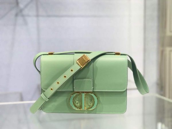 Dior M9204 Dior 30 Montaigne Box Bag Green Box Calfskin - Voguebags