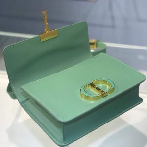 Dior M9204 Dior 30 Montaigne Box Bag Green Box Calfskin - Voguebags