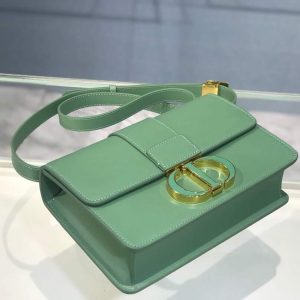 Dior M9204 Dior 30 Montaigne Box Bag Green Box Calfskin - Voguebags