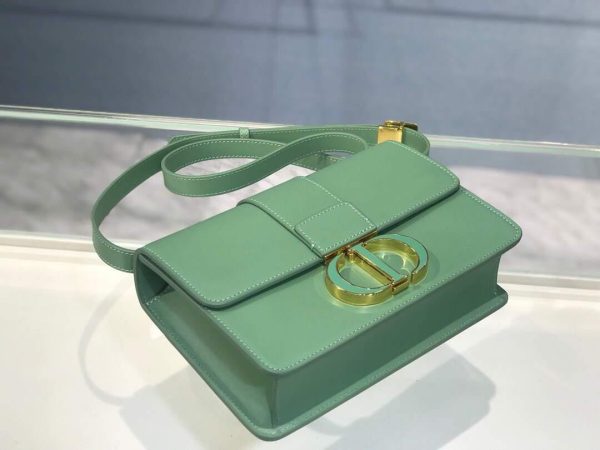 Dior M9204 Dior 30 Montaigne Box Bag Green Box Calfskin - Voguebags