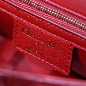 Dior M9241 Dior Small Dior Caro Bag Red - luxibagsmall