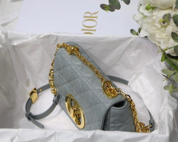 Dior M9241 Dior Small Dior Caro Bag Light Blue - luxibagsmall