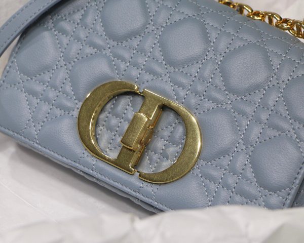 Dior M9241 Dior Small Dior Caro Bag Blue - luxibagsmall