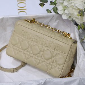 Dior M9241 Dior Small Dior Caro Bag Apricot - luxibagsmall