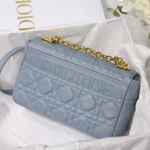 Dior M9241 Dior Small Dior Caro Bag Blue - luxibagsmall