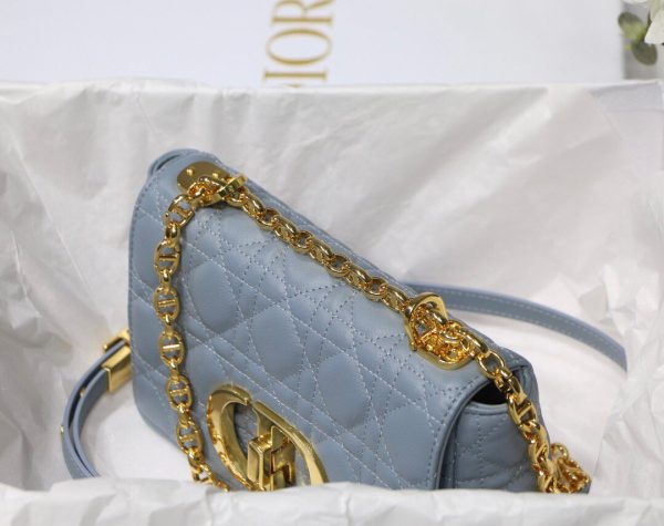 Dior M9241 Dior Small Dior Caro Bag Blue - luxibagsmall