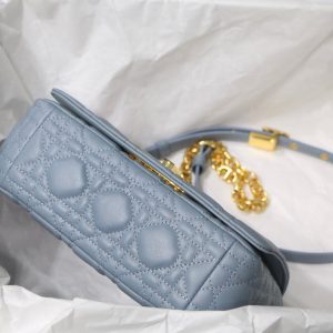 Dior M9241 Dior Small Dior Caro Bag Blue - luxibagsmall