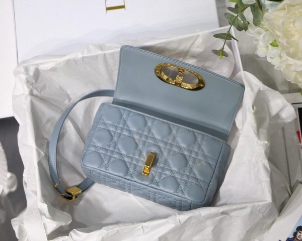 Dior M9241 Dior Small Dior Caro Bag Blue - luxibagsmall