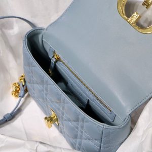 Dior M9241 Dior Small Dior Caro Bag Blue - luxibagsmall