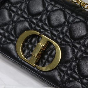 Dior M9241 Dior Small Dior Caro Bag Black - luxibagsmall