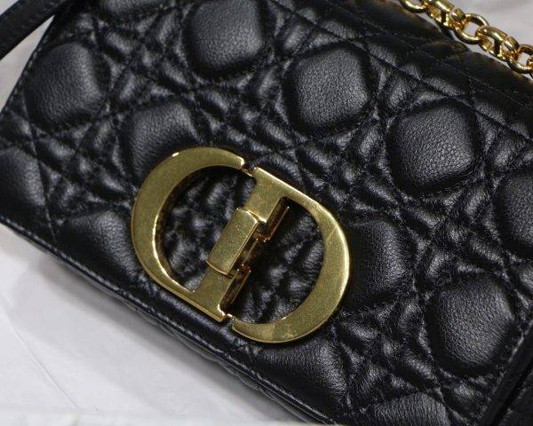 Dior M9241 Dior Small Dior Caro Bag Black - luxibagsmall