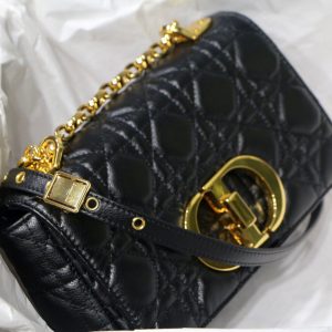 Dior M9241 Dior Small Dior Caro Bag Black - luxibagsmall