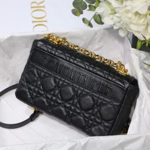 Dior M9241 Dior Small Dior Caro Bag Black - luxibagsmall