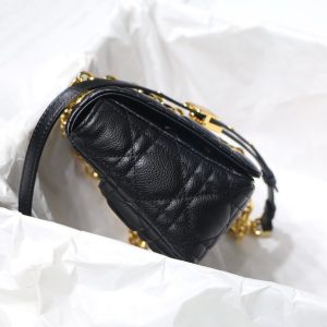 Dior M9241 Dior Small Dior Caro Bag Black - luxibagsmall