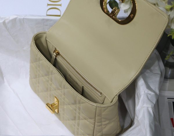 Dior M9241 Dior Small Dior Caro Bag Apricot - luxibagsmall