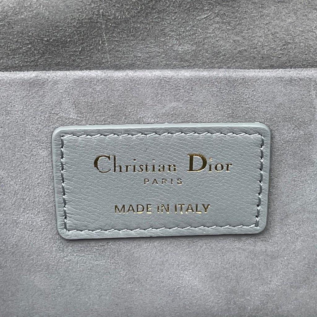 Dior S5488 Small Diortravel Vanity Case Lambskin Gray - Voguebags