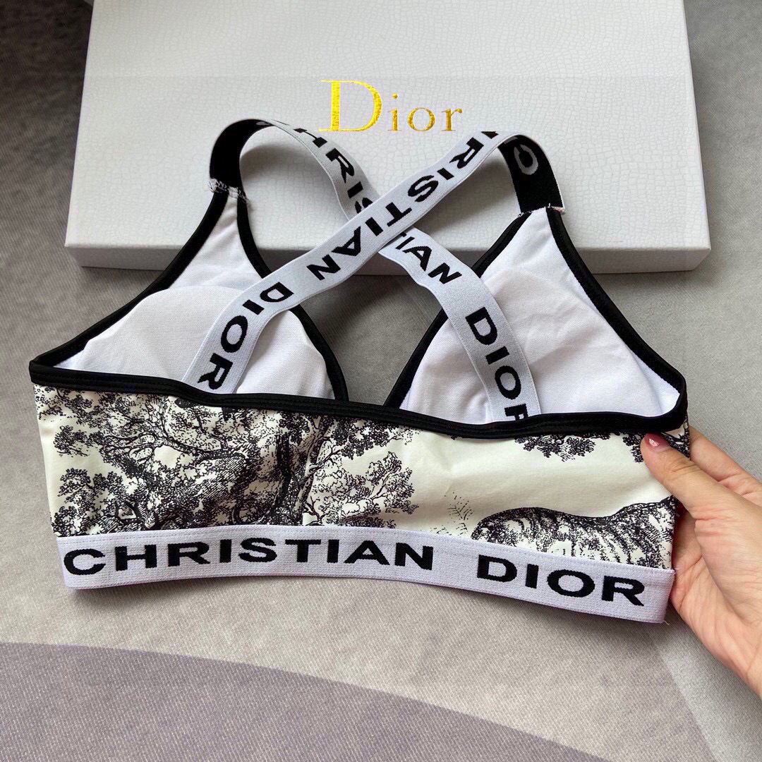 Dior Women's Designer monogram animal icon Gray swimsuit swimming suit 38098 - luxibagsmall