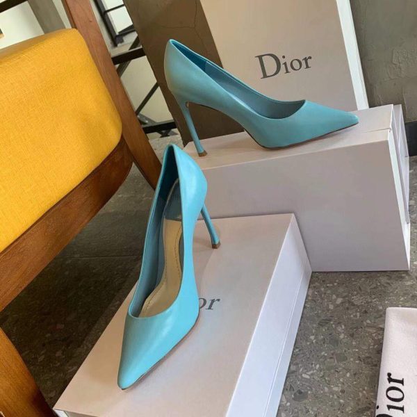 Dior Women's Pump Dior Designer Shoes 81175 Blue - luxibagsmall