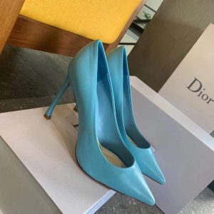 Dior Women's Pump Dior Designer Shoes 81175 Blue - luxibagsmall