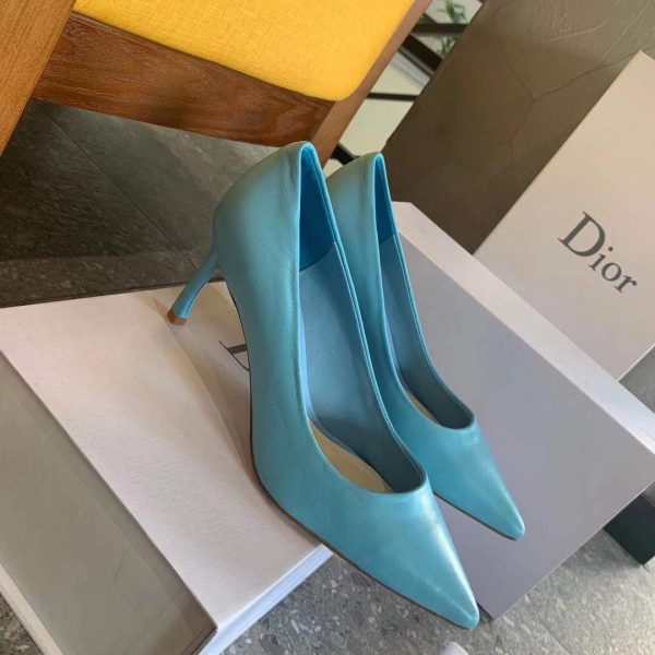 Dior Women's Pump Dior Designer Shoes 81175 Blue - luxibagsmall