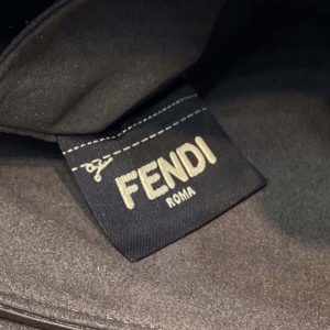 Fendi 655 Fendi Moonlight Shoulder Saddle Leather Bag Beige - luxibagsmall