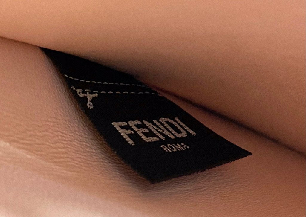 Fendi 8BN323 Peekaboo ISEEU EAST-WEST Apricot Leather 70193S Bag - luxibagsmall