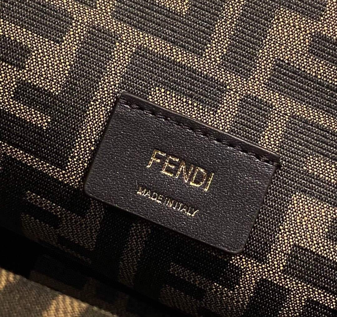 Fendi 8BP127 FENDI FIRST Medium Tan leather bag - luxibagsmall