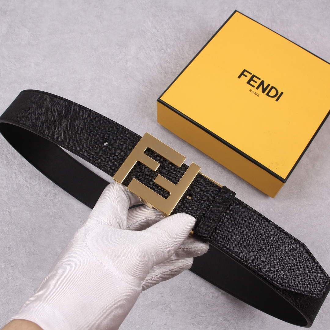 Fendi Belts Designer FF Buckle Leisure Belt Wide 3.8CM AA0476 - luxibagsmall