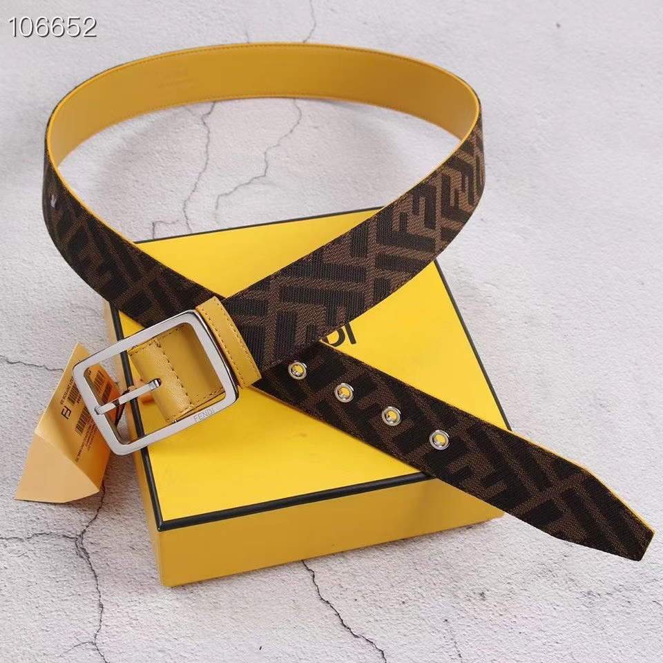 Fendi Belts Designer Leisure Belt Wide 3.8CM AA0480 - luxibagsmall