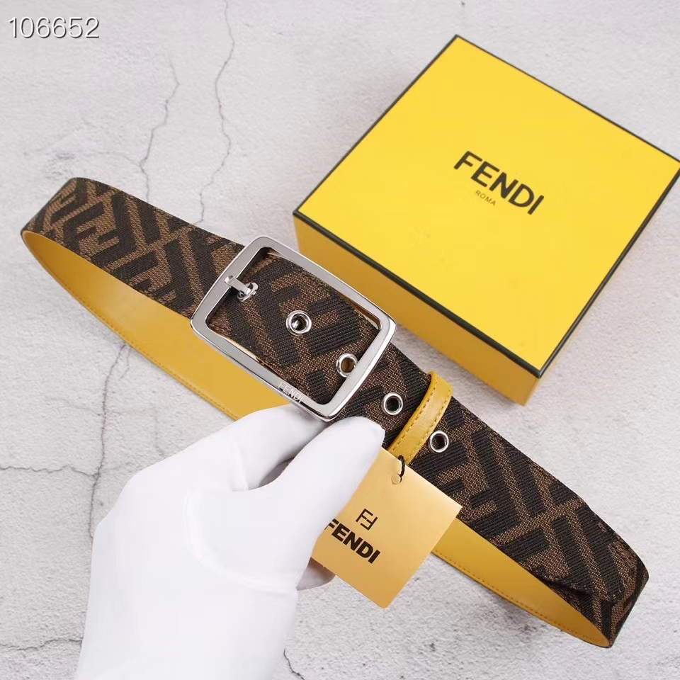 Fendi Belts Designer Leisure Belt Wide 3.8CM AA0480 - luxibagsmall