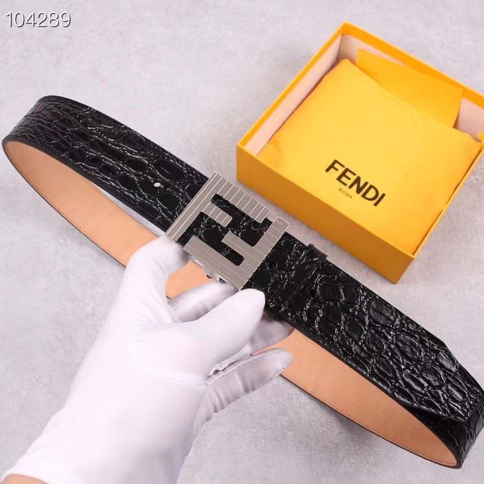 Fendi Belts Designer FF Buckle Leisure Belt Wide 3.8CM AA0481 - luxibagsmall