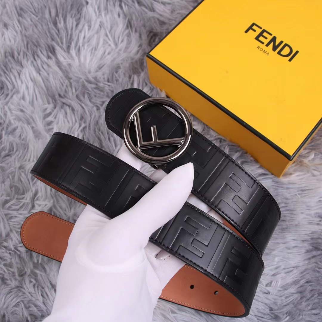 Fendi Belts Designer FF Buckle Leisure Belt Wide 3.8CM AA0482 - luxibagsmall