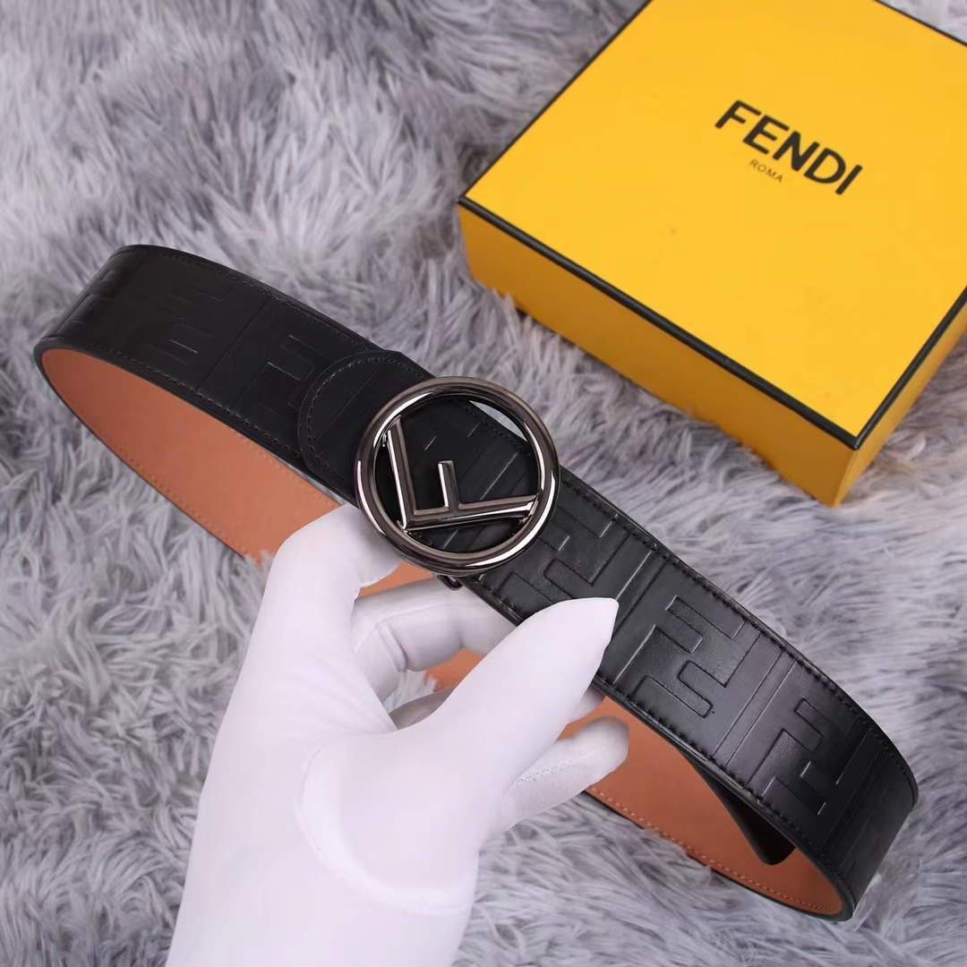 Fendi Belts Designer FF Buckle Leisure Belt Wide 3.8CM AA0482 - luxibagsmall