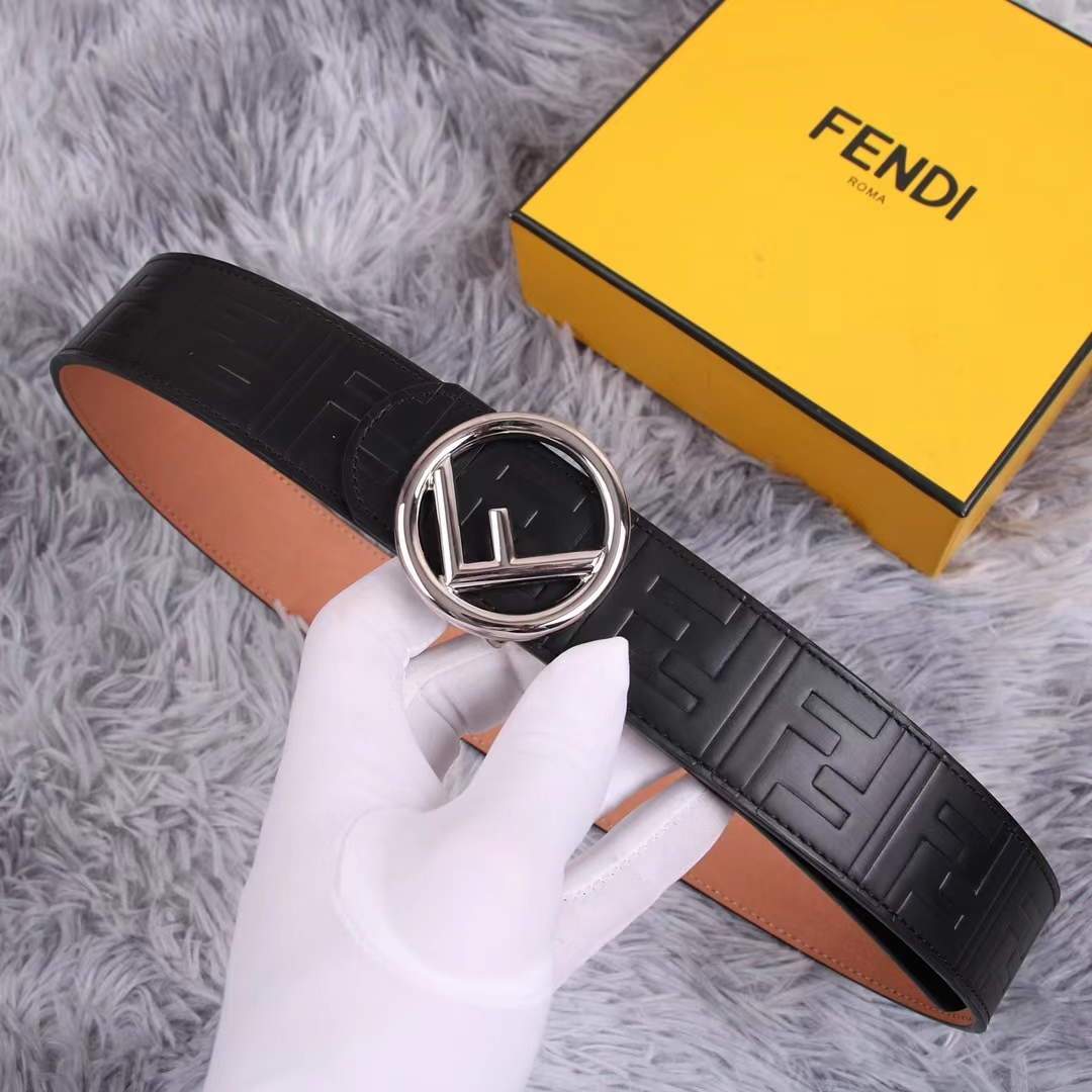 Fendi Belts Designer FF Buckle Leisure Belt Wide 3.8CM AA0482 - luxibagsmall