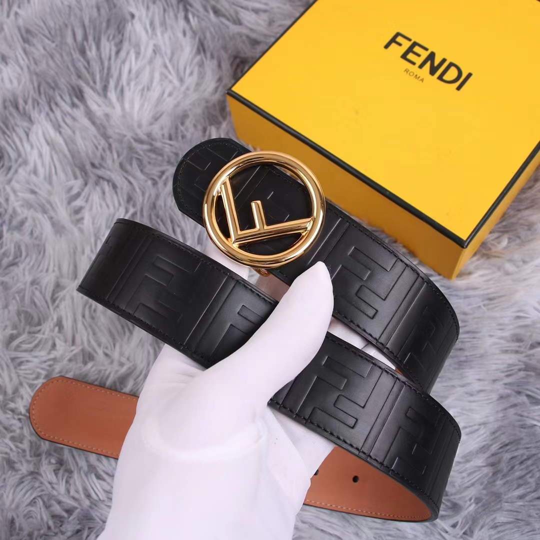 Fendi Belts Designer FF Buckle Leisure Belt Wide 3.8CM AA0482 - luxibagsmall