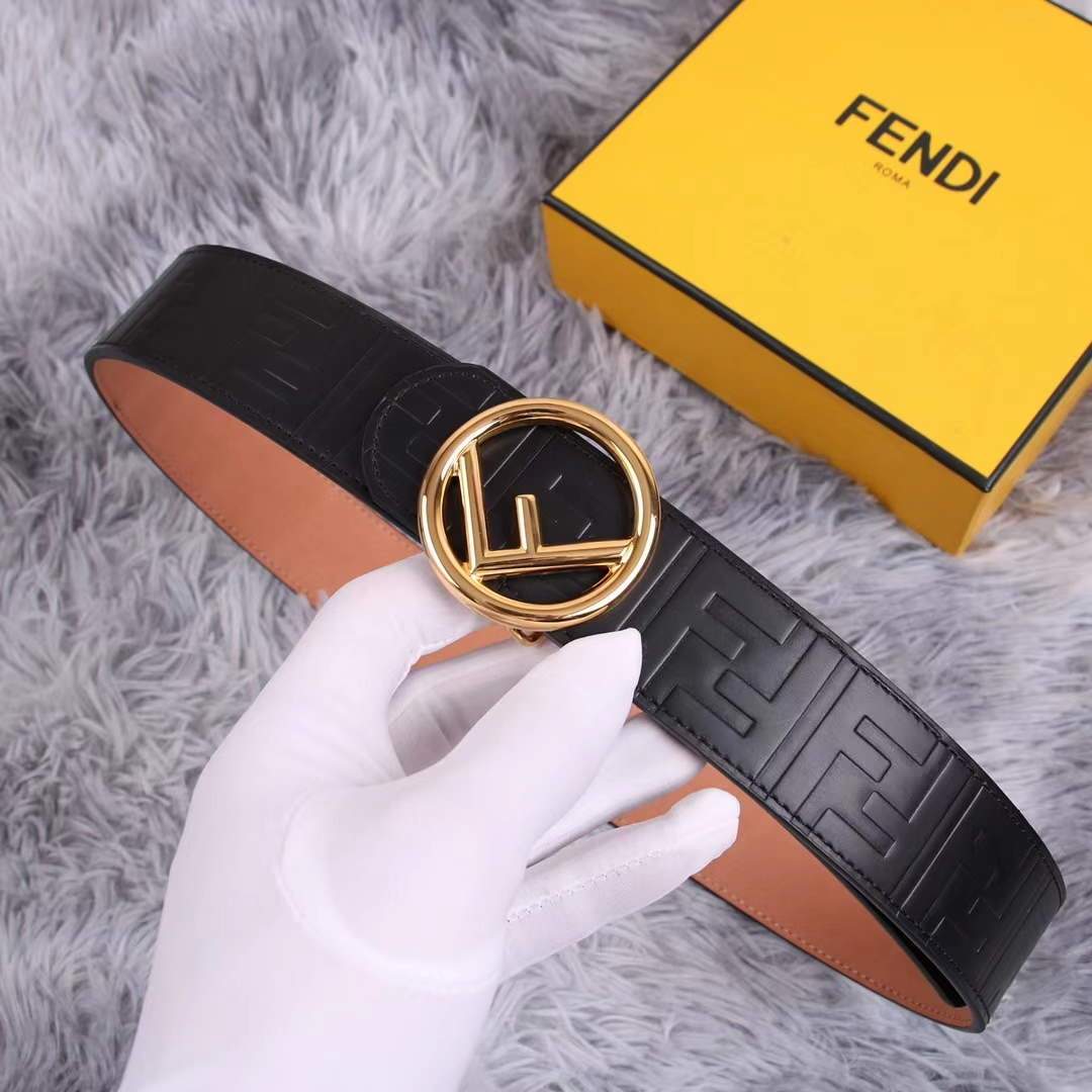 Fendi Belts Designer FF Buckle Leisure Belt Wide 3.8CM AA0482 - luxibagsmall