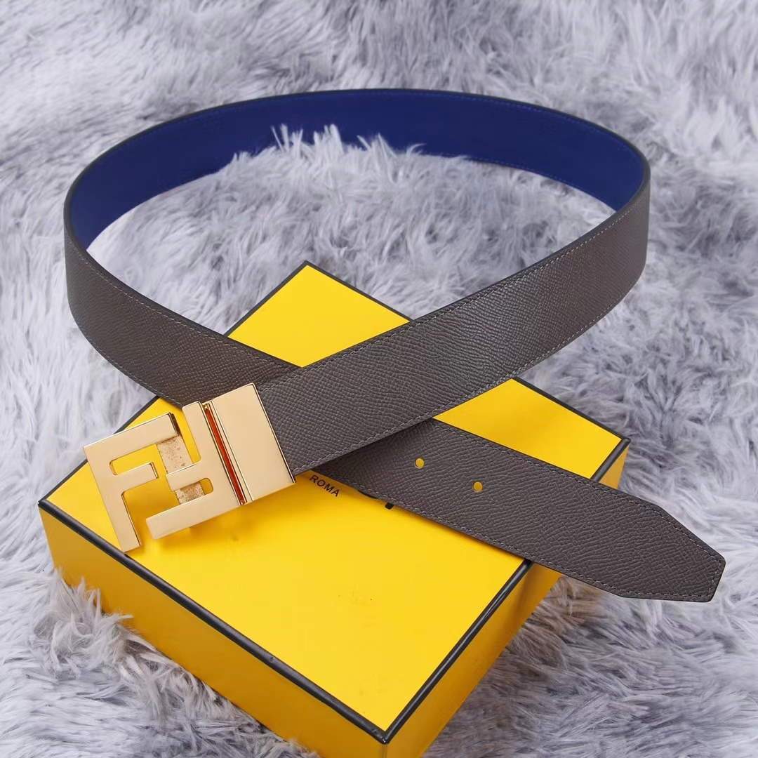 Fendi Belts Designer FF Buckle Leisure Belt Wide 3.8CM AA0483 - luxibagsmall