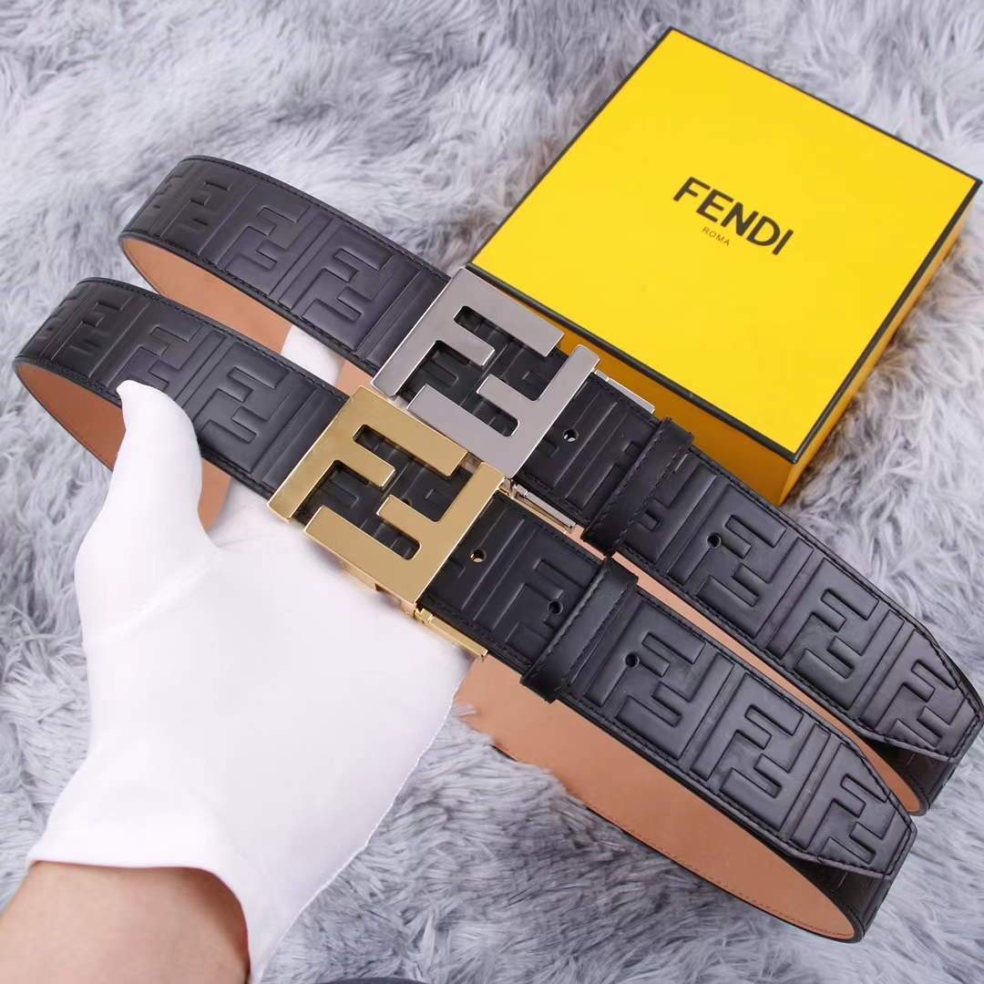 Fendi Belts Designer FF Buckle Leisure Belt Wide 3.8CM AA0484 - luxibagsmall