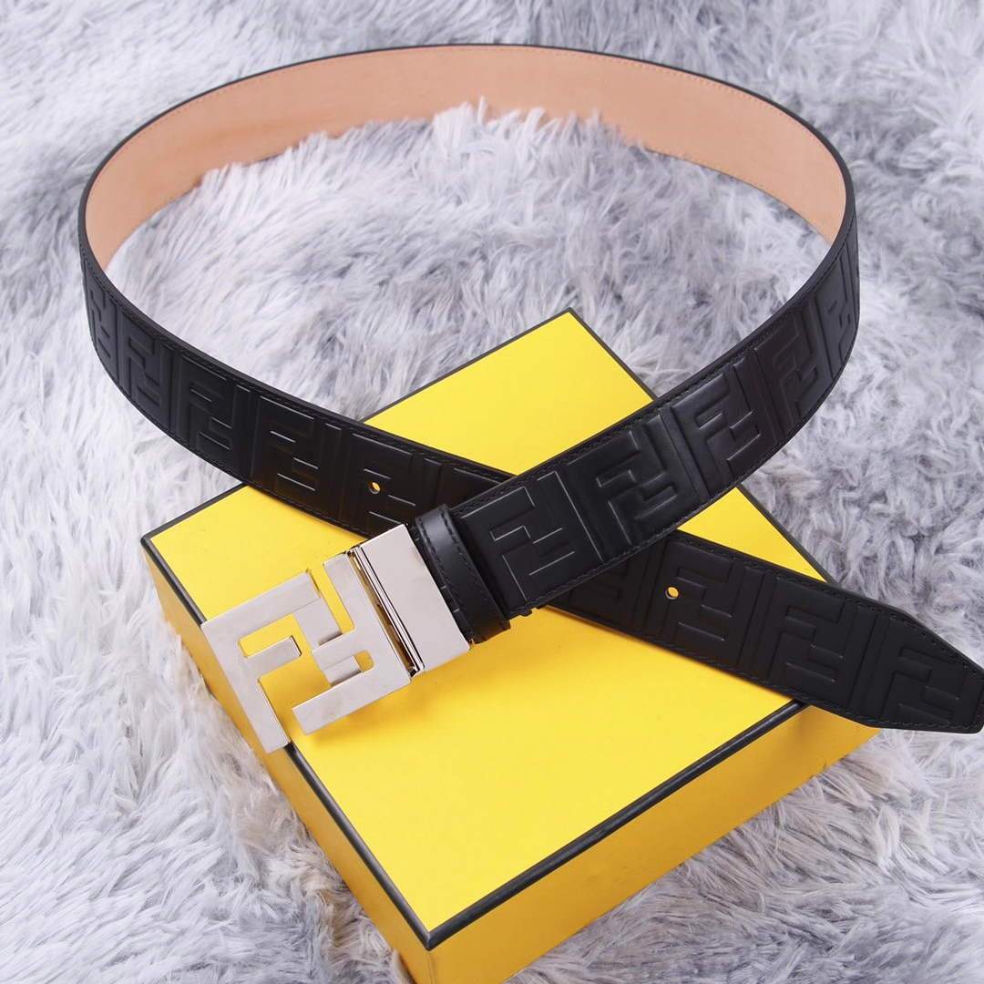 Fendi Belts Designer FF Buckle Leisure Belt Wide 3.8CM AA0484 - luxibagsmall