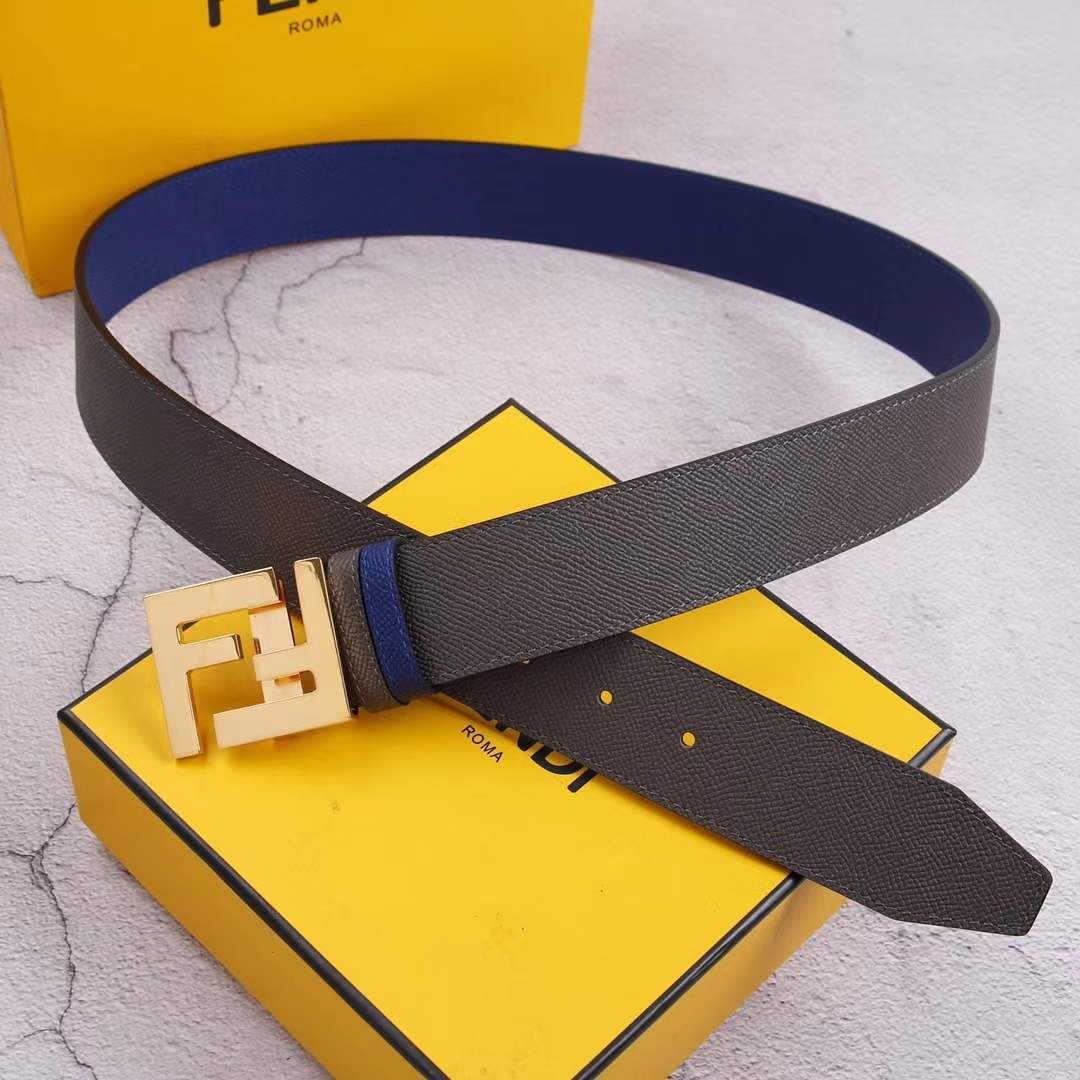 Fendi Belts Designer FF Buckle Leisure Belt Wide 3.8CM AA0488 - luxibagsmall