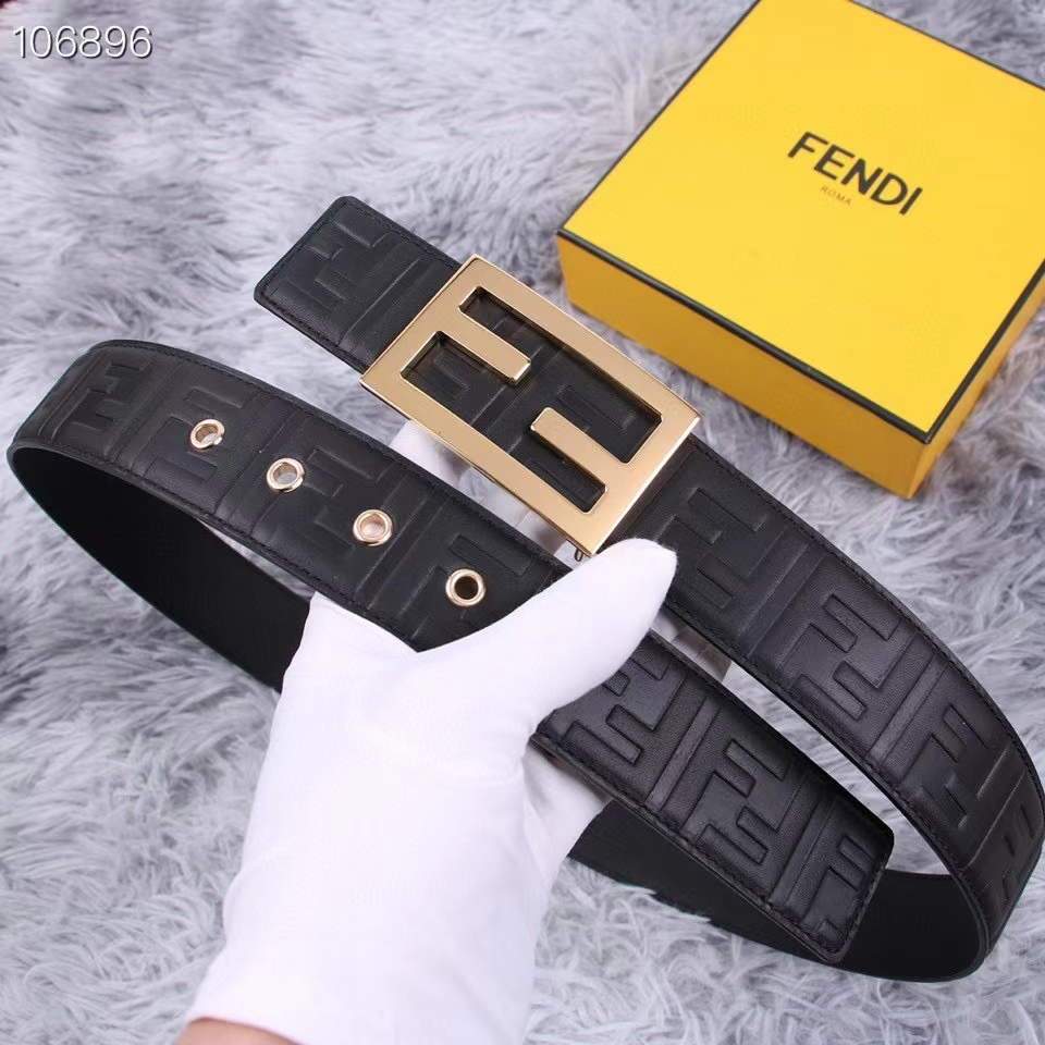 Fendi Belts Designer FF Buckle Leisure Belt Wide 3.8CM AA0491 - luxibagsmall