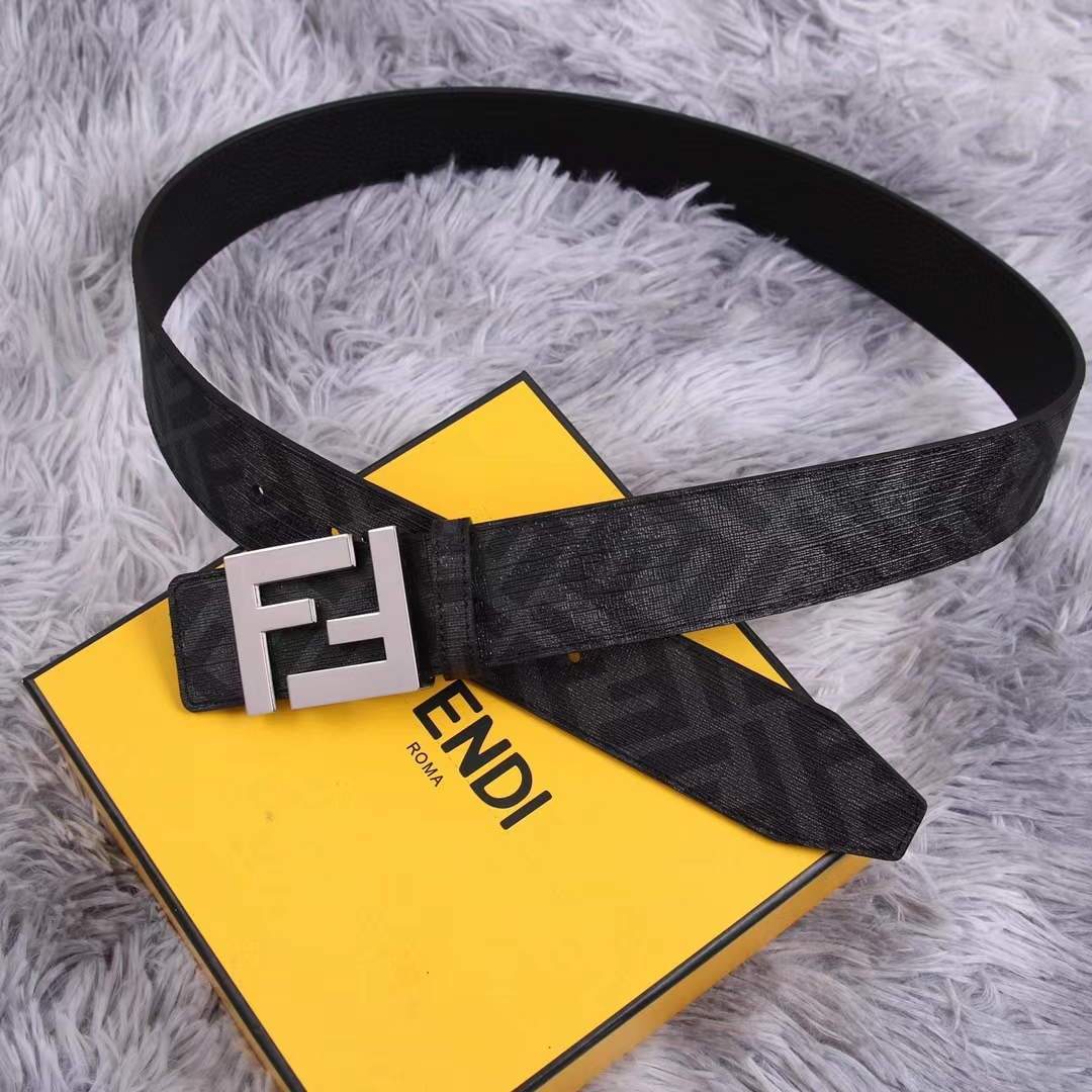 Fendi Belts Designer FF Buckle Leisure Belt Wide 3.8CM AA0490 - luxibagsmall