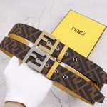 Fendi Belts Designer FF Buckle Leisure Belt Wide 3.8CM AA0467 - luxibagsmall