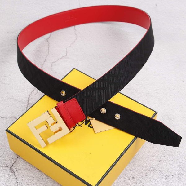 Fendi Belts Designer FF Buckle Leisure Belt Wide 3.8CM AA0468 - luxibagsmall