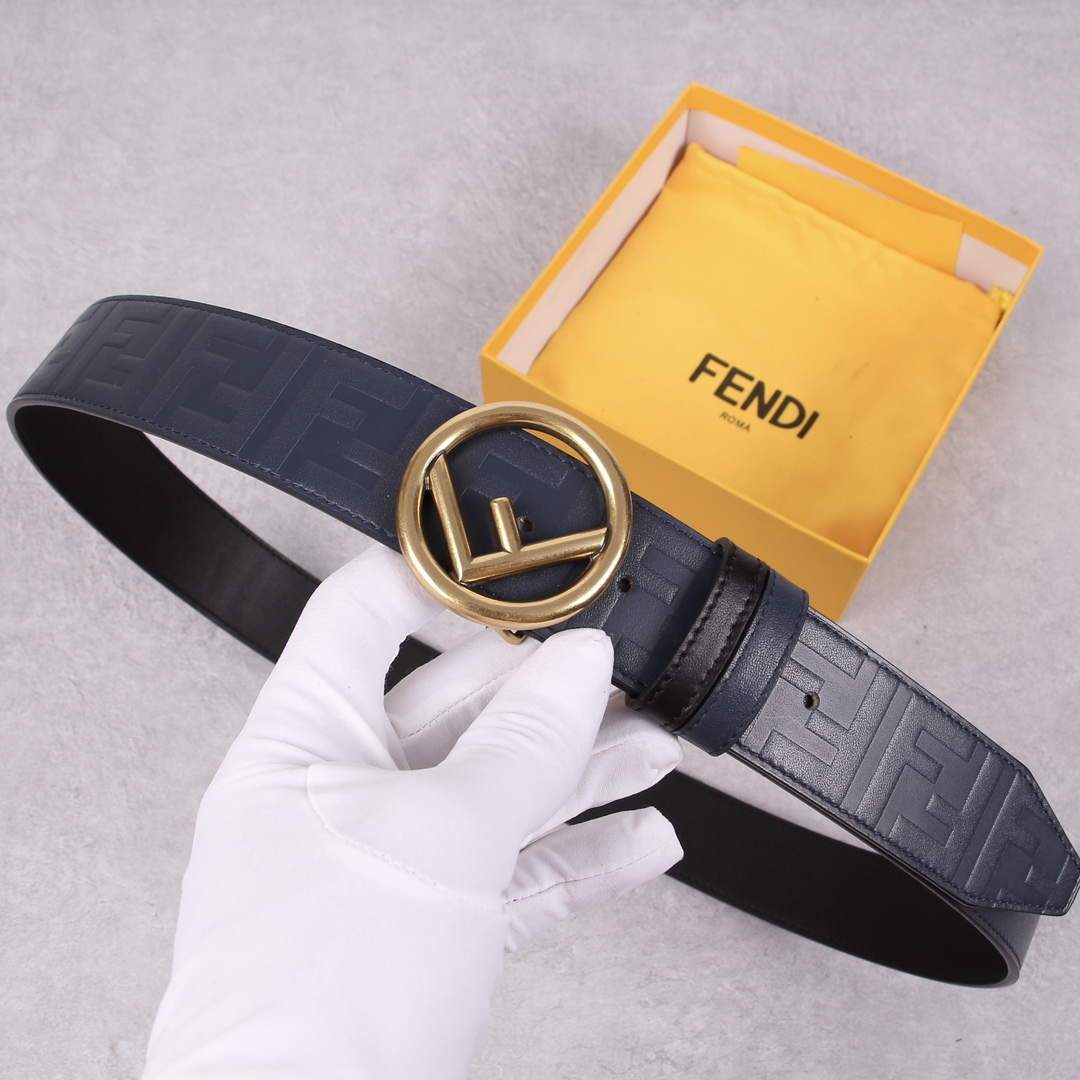 Fendi Belts Designer FF Buckle Leisure Belt Wide 3.8CM AA0472 - luxibagsmall