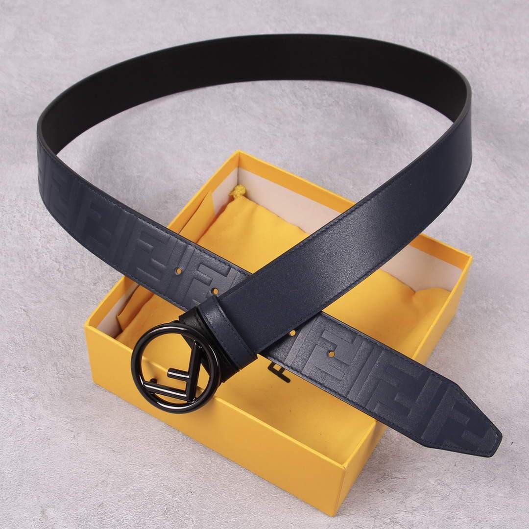 Fendi Belts Designer FF Buckle Leisure Belt Wide 3.8CM AA0472 - luxibagsmall