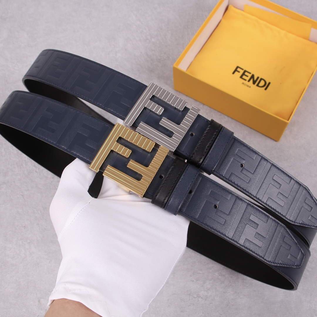 Fendi Belts Designer FF Buckle Leisure Belt Wide 3.8CM AA0473 - luxibagsmall