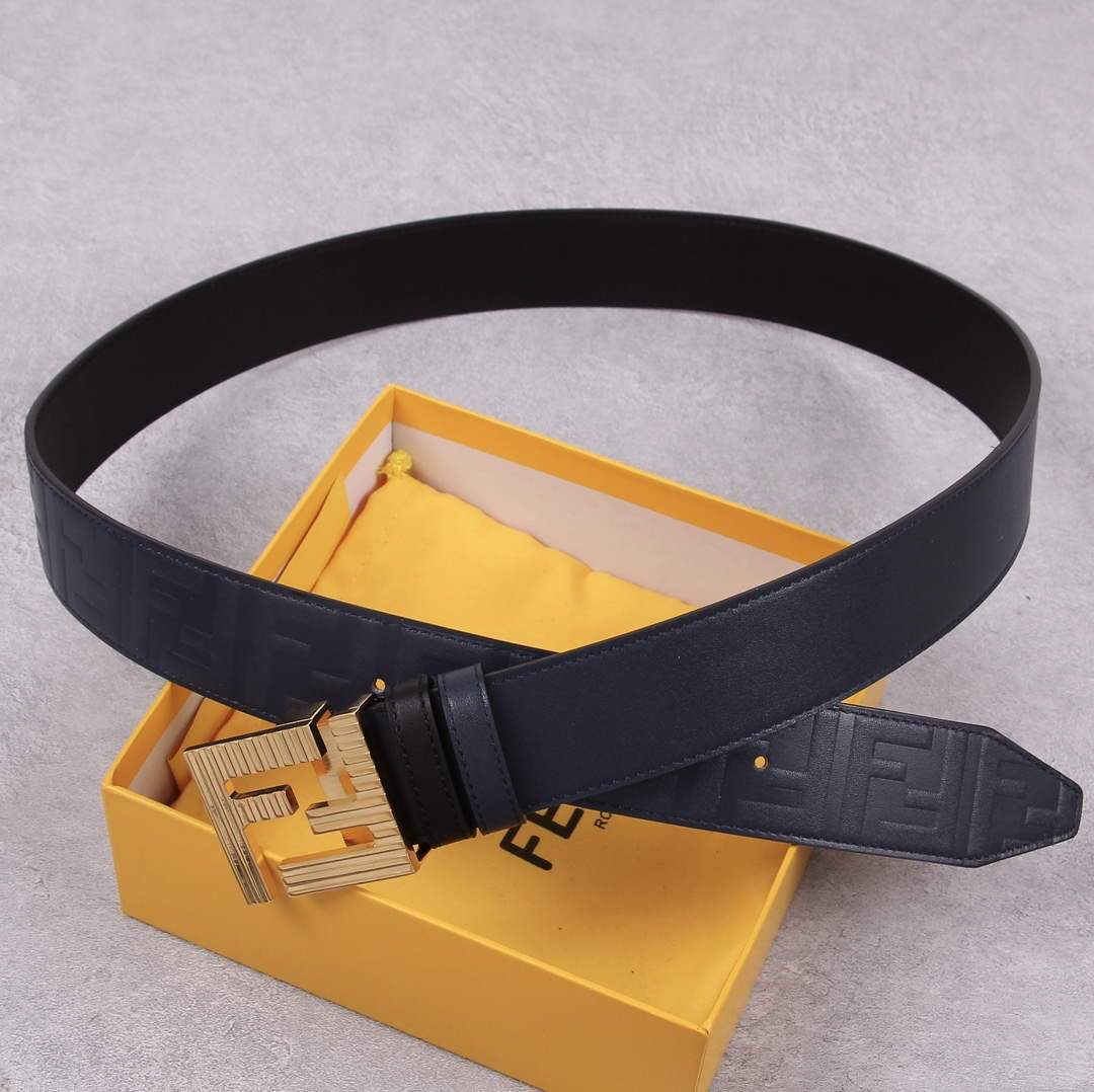 Fendi Belts Designer FF Buckle Leisure Belt Wide 3.8CM AA0473 - luxibagsmall